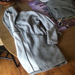 Lululemon, fleece coat, grey, size 4